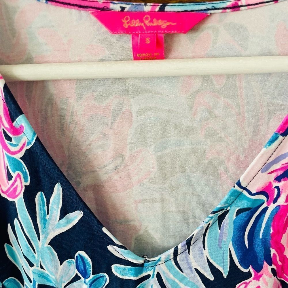 Lilly Pulitzer Raina Dress Multi Garden Get Away Size S View 4