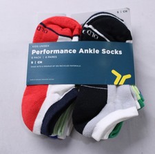 Old Navy Kids' Performance Ankle Socks 6-Pack DH3 Multicolor Small NWT