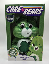 Care Bears 11" Good Luck Bear The Denim Collection Green