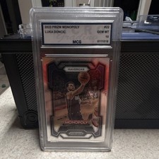 2023-24 Panini Prizm Monopoly Luka Dončić #22 MCG Graded Dallas Mavericks