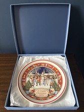 Wedgwood ‘A Child’s Christmas’ 1979 Collectible Vintage Plate VGC In Box