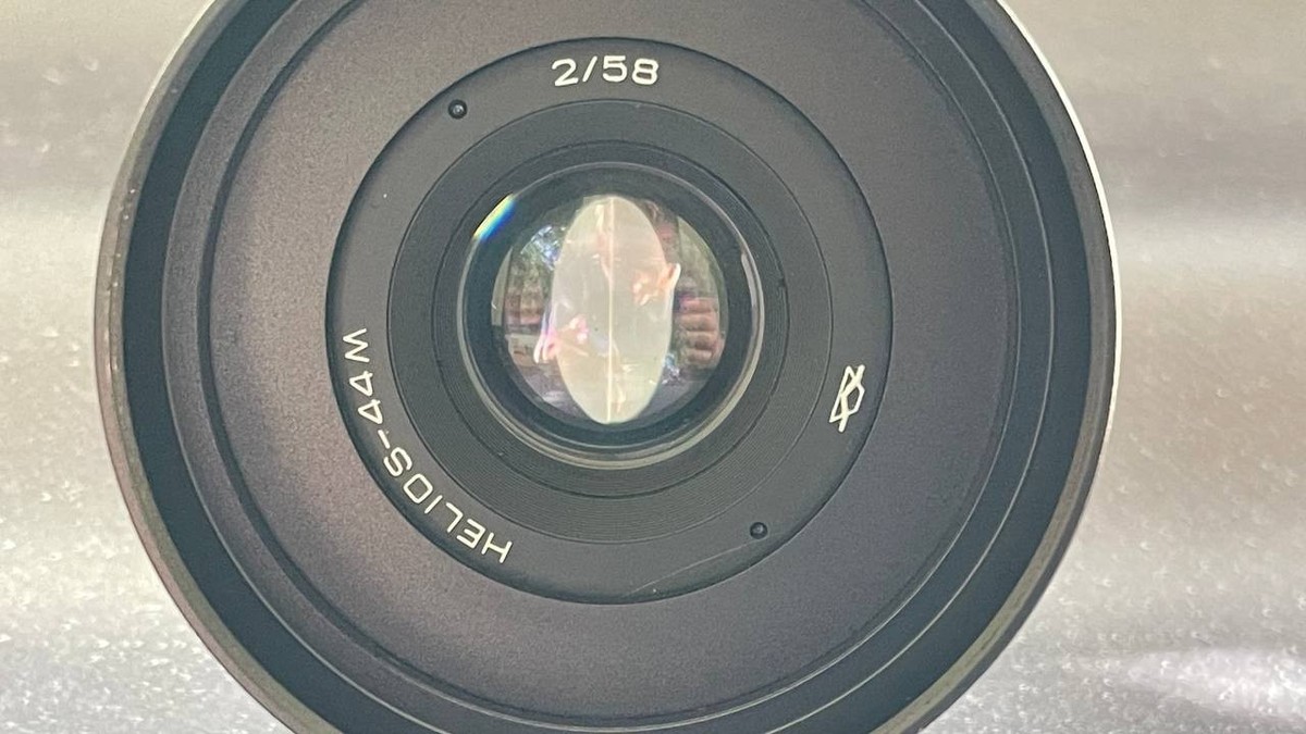 KMZ HELIOS 44 2/58mm Cine mod lens Anamorphic BOKEH & FLARE Canon