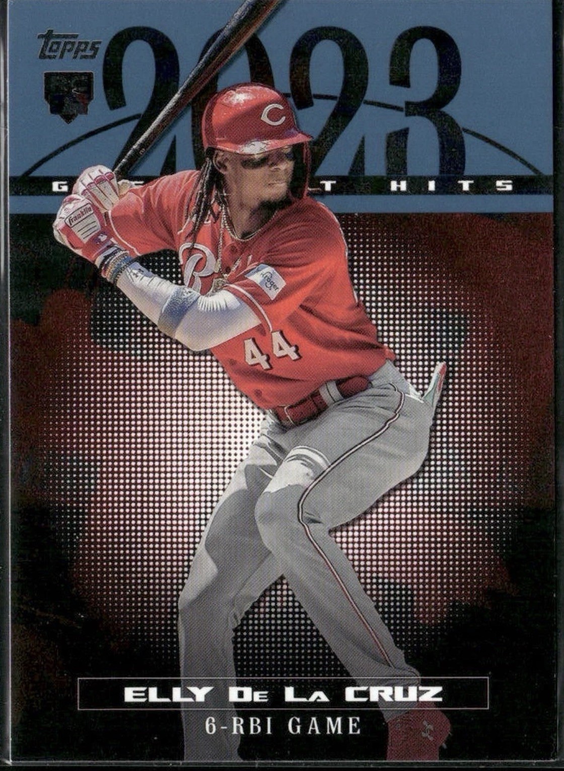 2024 Topps Series 1 - 2023 Greatest Hits Elly De La Cruz #23GH-25 Blue (RC)