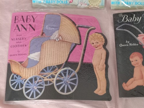 Vintage Baby Ann, Baby Nancy & × 2 Babyparty ausgeschnittene Puppenbücher von Queen Holden - Bild 3 von 10