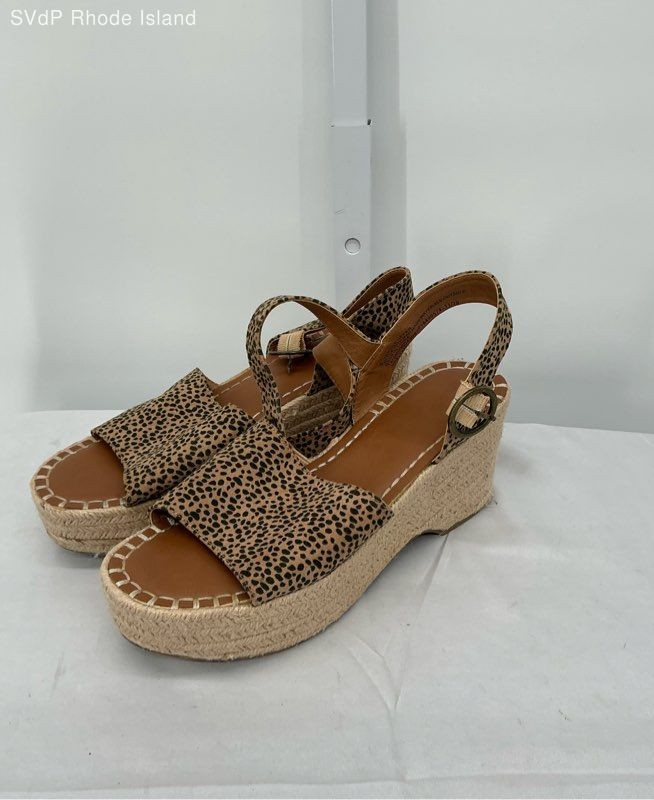 Universal Thread Leopard Chic Espadrille Wedge Sa… - image 1
