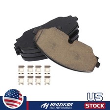 For 2018 - 2023 Volkswagen Atlas Cross Sport Pair Front Ceramic Pads w/ Hardware