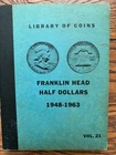 36 Silver Franklin Half Dollars 1948-1963 - Complete Set Plus One Archived In A
