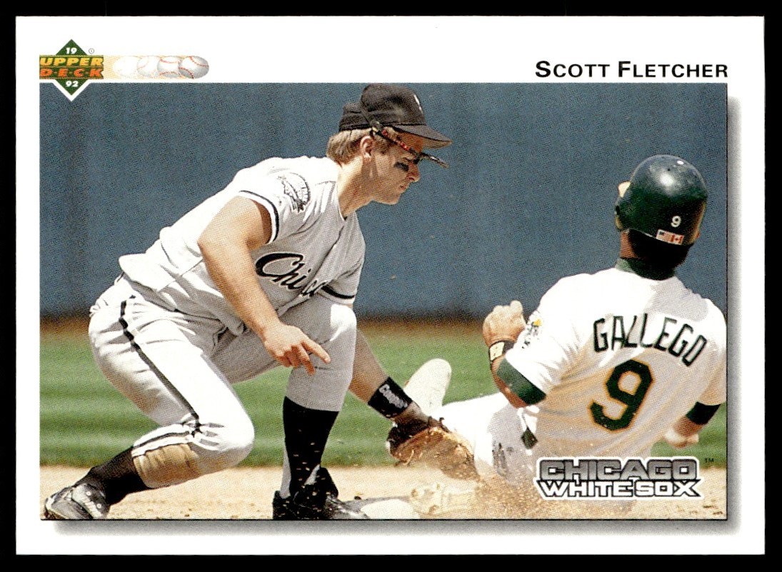 1992 Upper Deck Scott Fletcher Chicago White Sox #186