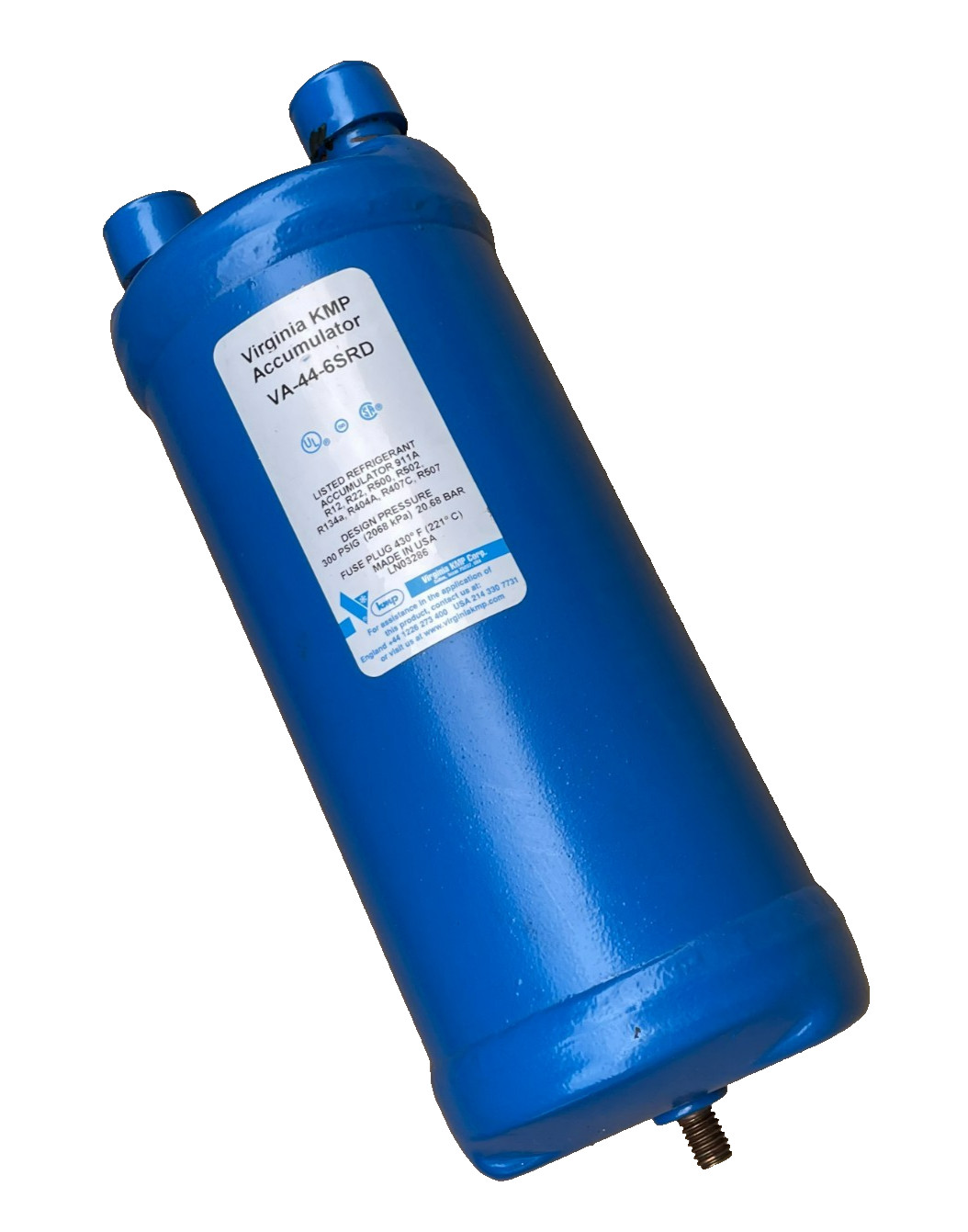 Virginia KPM Refrigerant Accumulator VA-44-6SRD, Made in USA