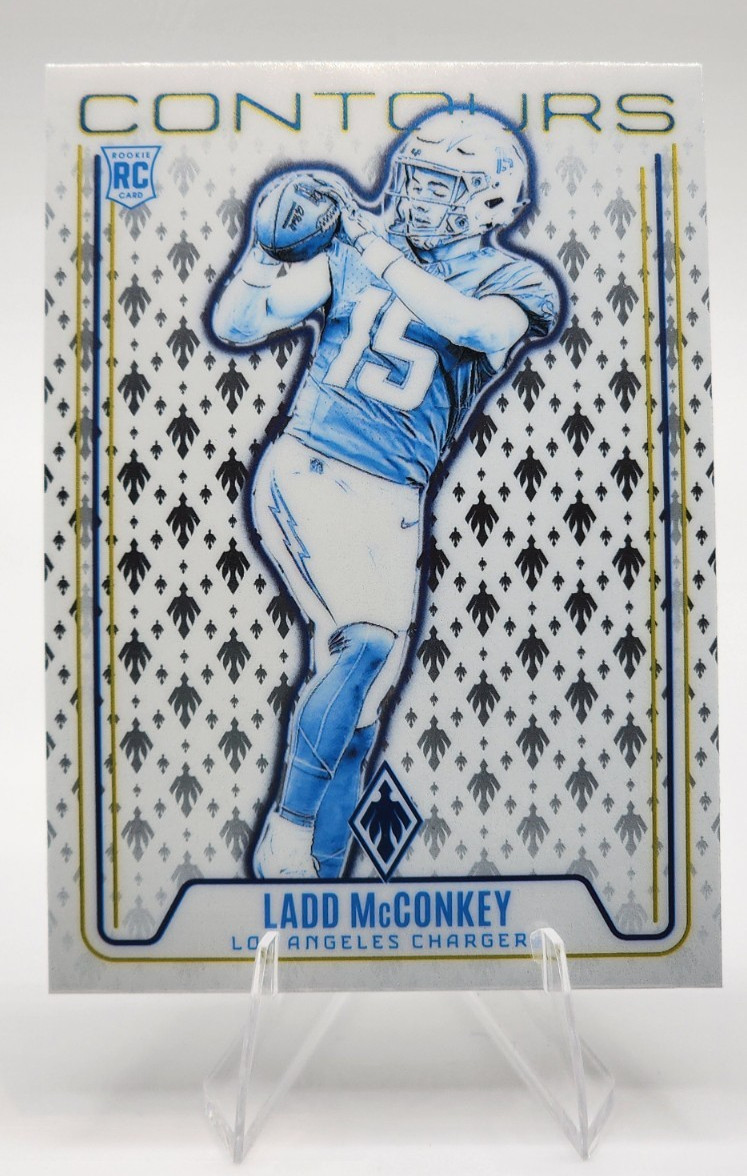 Ladd McConkey Panini Phoenix Contours #CONLMY Base