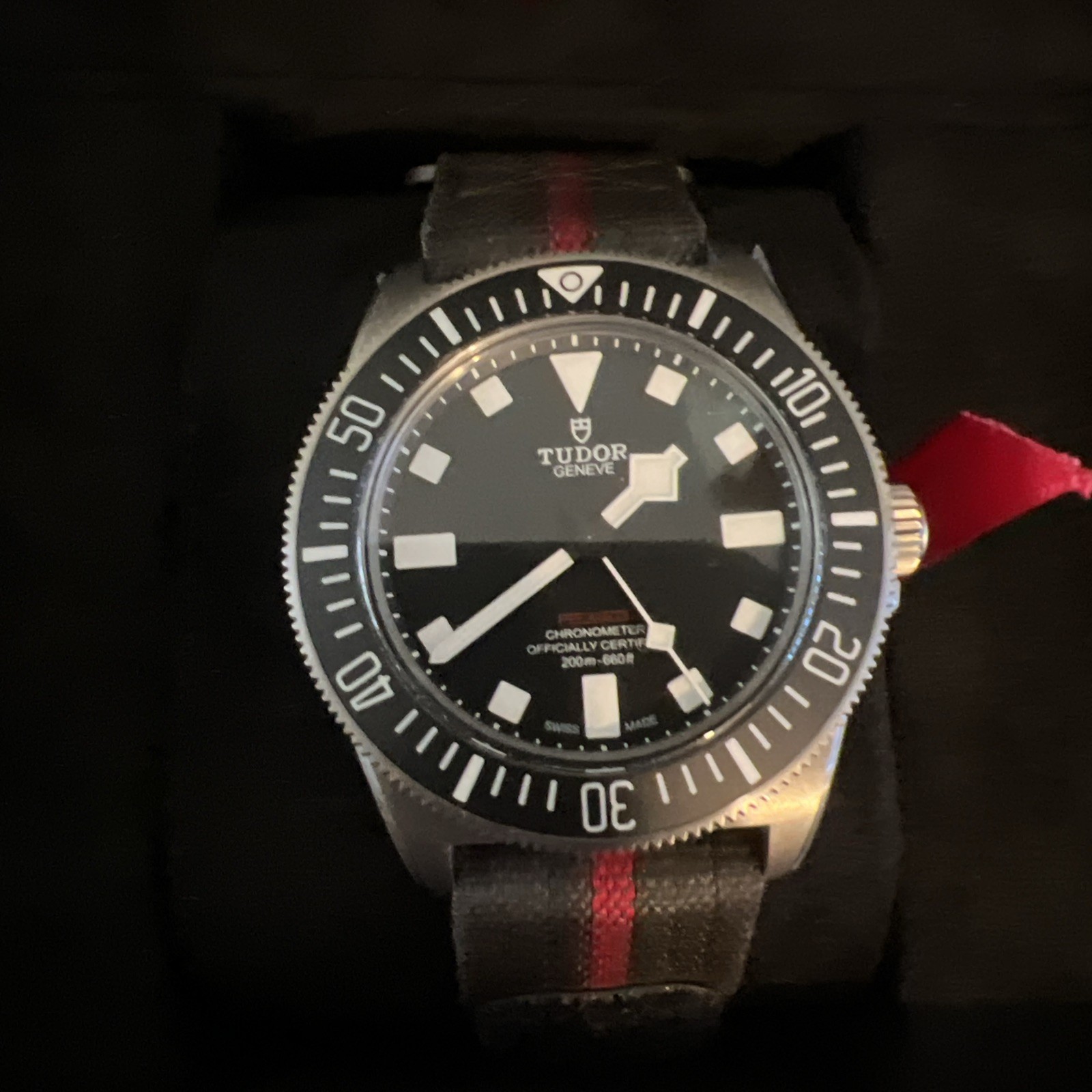 Tudor Pelagos FXD Black Dial/Titanium 25717N Box/ WORN 1 TIME/PERFECT CONDITION!