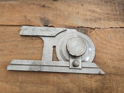 VINTAGE BROWN & SHARPE USA #495 PRECISION UNIVERSAL BEVEL PROTRACTOR 