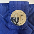 Vera Bradley Navy Blue Quilted Turn Lock Wallet EUC — photo 3
