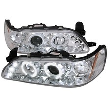 Fit 1993-1997 Toyota Corolla Led Halo Projector Headlights Headlamps Leftright Fit 1993-1997 Toyota Corolla Led Halo Projector Headlights Headlamps Leftright