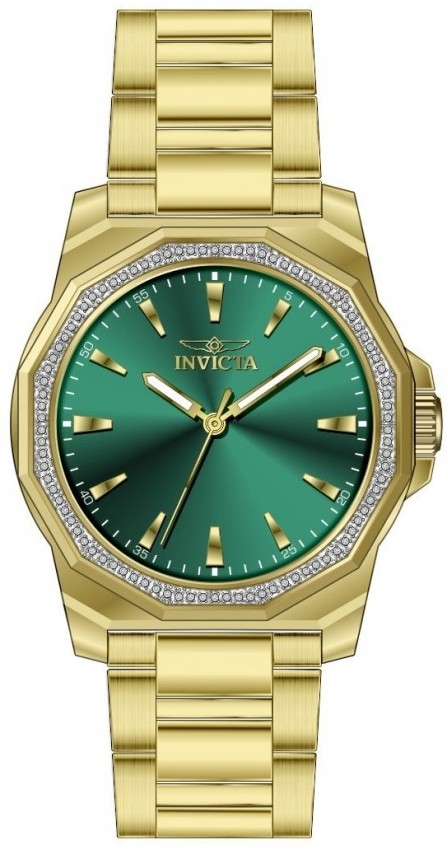 Invicta Speedway Quartz Crystal Green Dial Men&apos;s Watch 49109