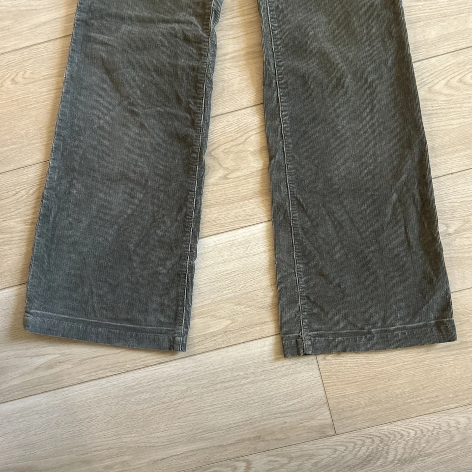 VTG Banana Republic Pants Womens Sz 0 Brown Corduroy Cord Pinwale Boot Flare Y2K - Image 4 of 4