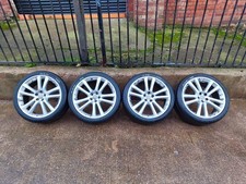 JAGUAR XF X250 SET OF 4 20" SENTA ALLOY WHEELS WITH TYRES 6W83-1007-ED