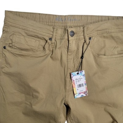 Robert Graham Mens 34 x31'' Hagley Pant Khaki Chino Straight Leg Stretch NEW $188