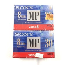 2 Sony Video 8 Metal MP P6-30MP NTSC8 Video Cassette NEW NOS SEALED
