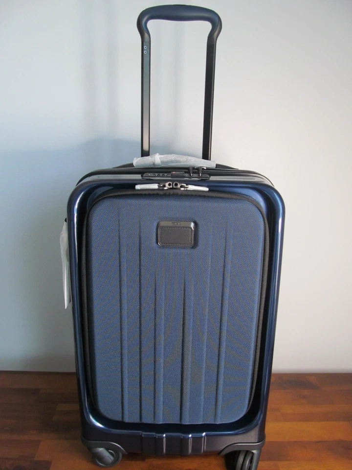 TUMI V4 Women's 3 Piece Luggage Set-Navy Carry On-Travel Tote & Cosmetic Bag-NWT - Image 4 of 4