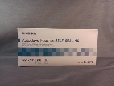 McKesson   Self-Sealing Sterilization Pouch | 5.25'' x 10'' | 400ct | PLEASE READ