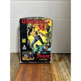Wolfenstein 3D Atari Jaguar 64-Bit Game CIB Complete with Box Manual Overlay