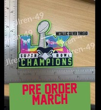 PRE-ORDER Seattle Seahawks LX Champions Woven Metallic Silver Patch