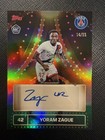 Topps PSG Team Set 2024/25 Yoram Zague Auto /99 RC Pink Parallel (PSG) (France)