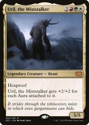 Uril, the Miststalker 290 Mythic Double Masters 2022 Foil Near Mint