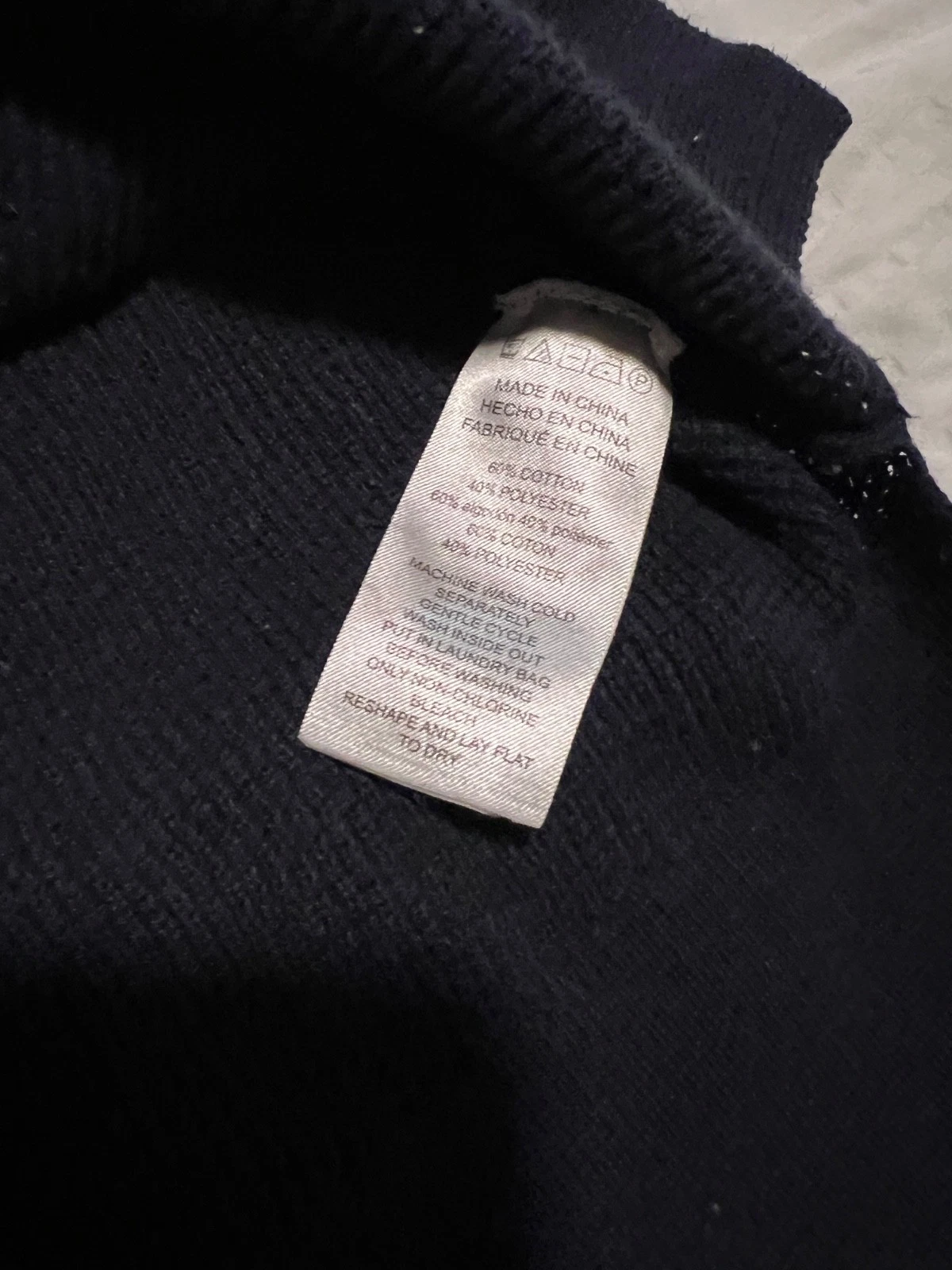 Michael Kors Waffle Knit Pullover Felpa con Cappuccio Blu Oro Ferramenta Taglia L