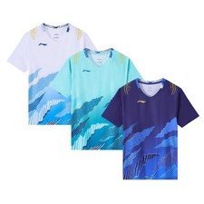 Li Ning Men's Table Tennis Badminton T-shirt Sports Short Sleeve Tee 25-121604