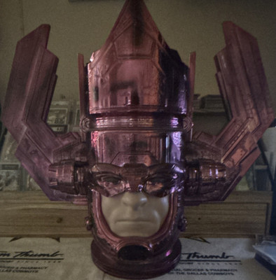 Marvel Galactus Popcorn Bucket Purple Light Up Eyes Collectible