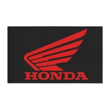 Red Wing Honda Heavy Duty Floor Mat | Motorcycle Decor, Garage Mat Car Entrance
