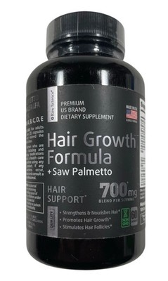 Raw Science Hair Growth Formula -Promotes Hair Growth -700 mg - 60 caps -Ex 5/27