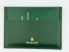 Rolex Green Leather Warranty Document Holder & Booklets  Genuine Rolex Accessory