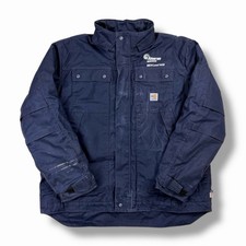 Carhartt FR Full Swing Jacket Mens XL Navy Cat 3 Flame Resistant Coat 102182