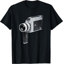 Super 8 Movie Film Retro Camera Great Gift T-Shirt