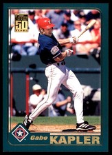 Gabe Kapler 2001 Topps Opening Day #89 Rangers MLB READ FREE SHIP AutographDen