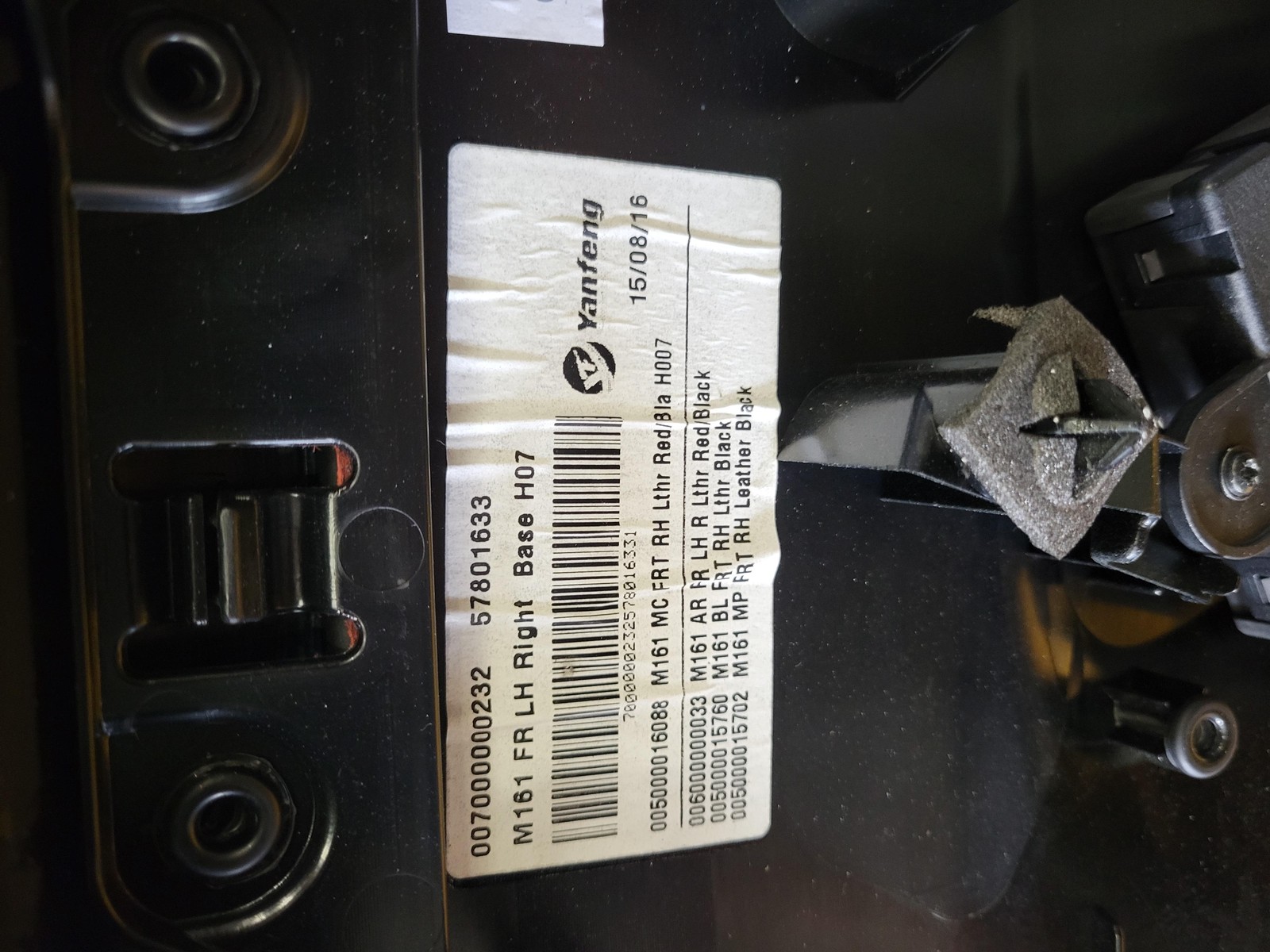 2017-2020 Maserati Levante Right Passenger Front Door Trim Panel OEM 57801633