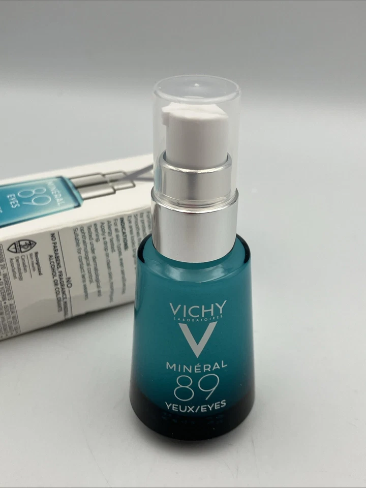 Vichy Mineral 89 Eye Repairing Fine Line Serum 0,5 Fl Oz Novo Em Caixa Danificada - Imagem 3 de 4