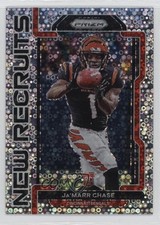 2021 Panini Prizm New Recruits No Huddle Prizm Ja'Marr Chase #NR-7 1o2