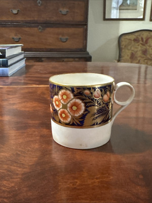 Excellent Regency Coalport Minton Imari Pattern Porcelain Coffee Can Cup
