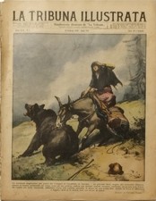 Antica rivista La Tribuna Illustrata 13 Febbraio 1938 Mussolini e Bonaventura