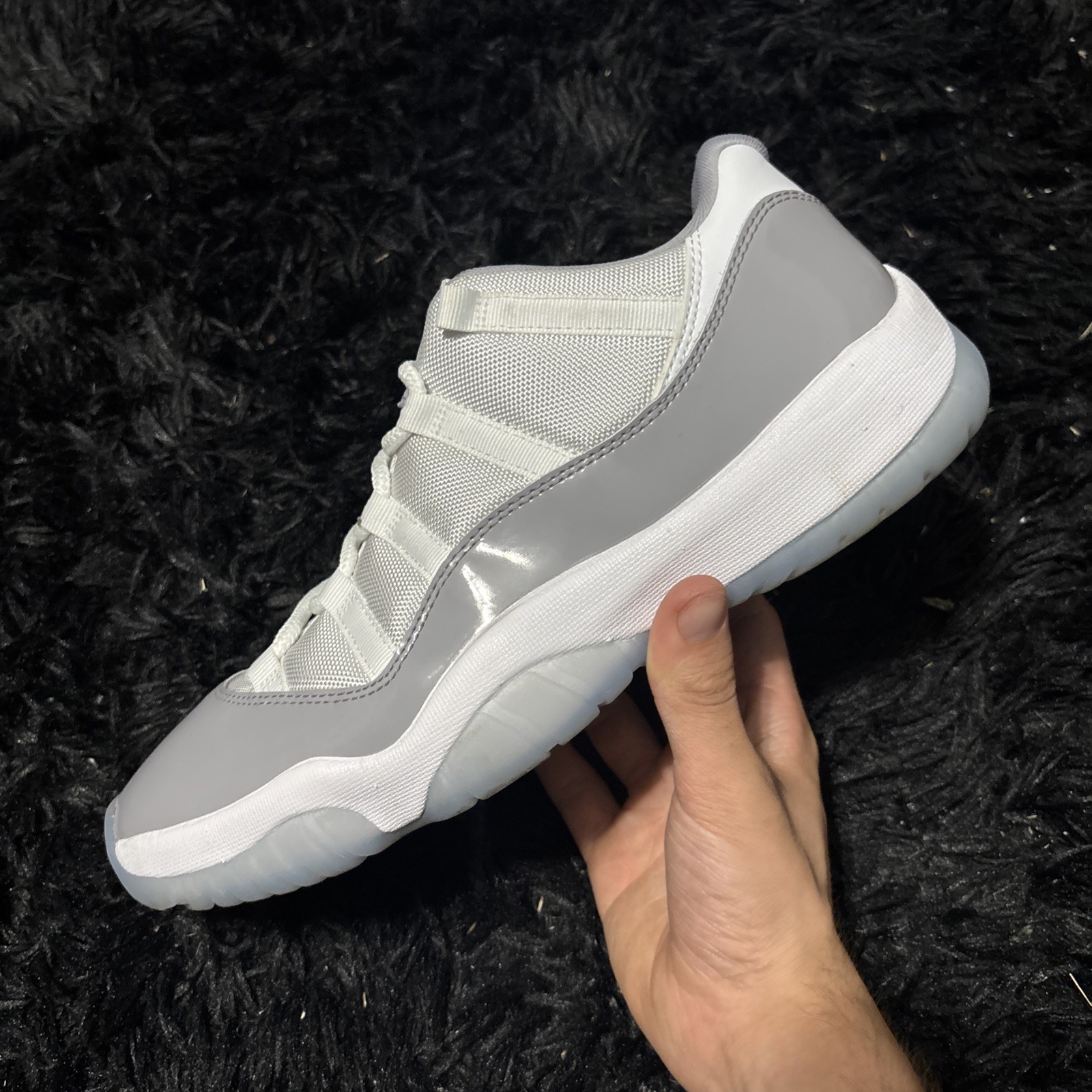 SAOLA Air Jordan 11 Sneakers Basse Uomo Grigio Cemento Taglia 12 Sneakers Uomo AV2187 140