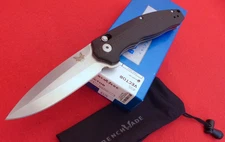 Benchmade 495 Vector AXIS-Assist Knife Black G-10 (3.6" Satin) new