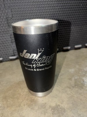 YETI RAMBLER 20oz. Original Stainless Steel Tumbler Cup- Jani King- As-is No Lid