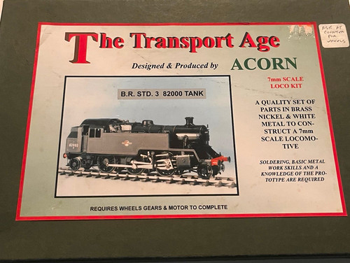 Acorn TA/3 BR Standard Class 3 82000 Tank Spur O 7mm 1:43,5 Lok Bausatz | Condition: New: Other (See Details)