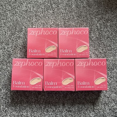 Zephoco Balsam Foundation elfenbeinweiß 20 g x5 brandneu versiegelt Ablaufdatum 2028 kostenloser Versand 