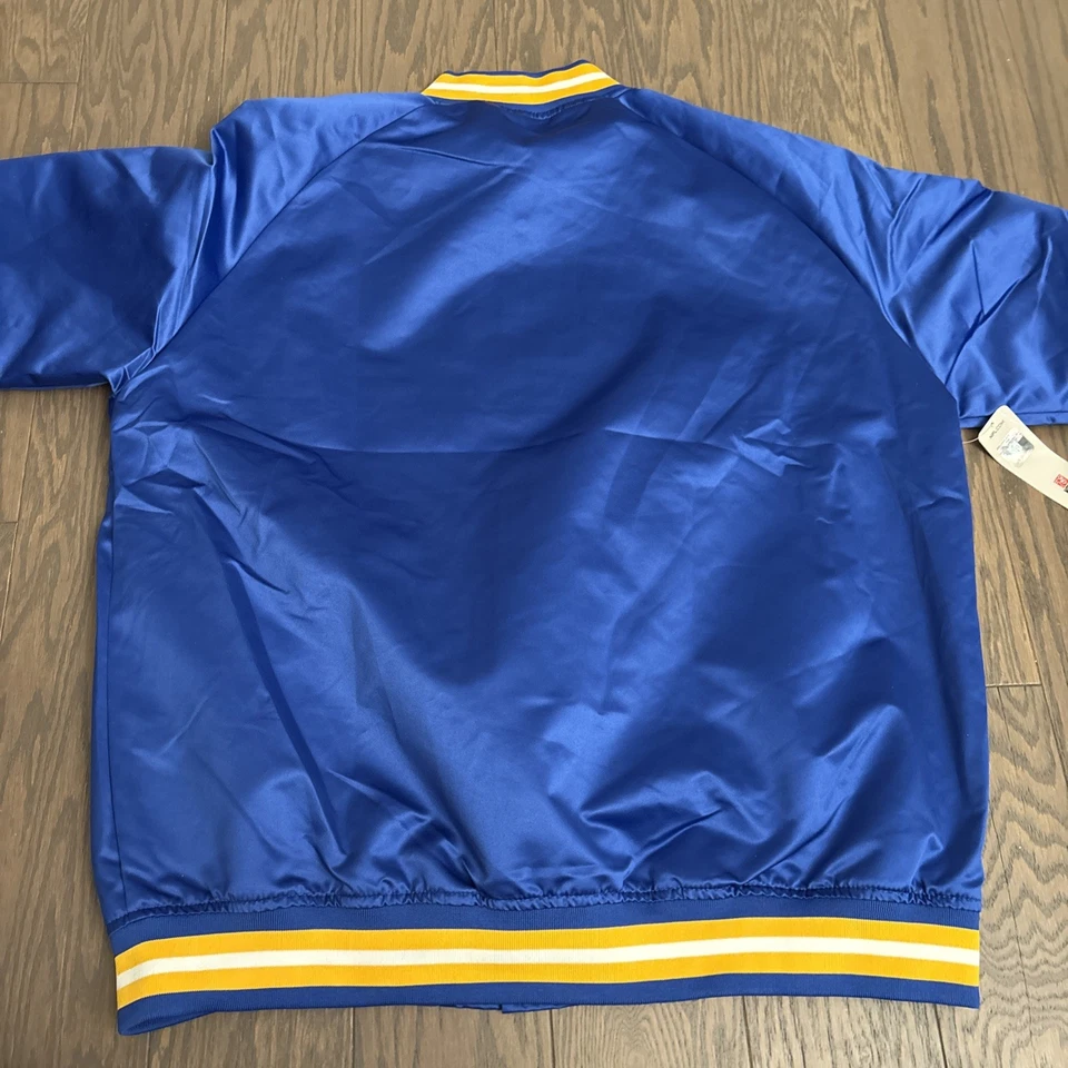 NWT Los Angeles Rams Mitchell & Ness Throwbacks NFL Football Satin Jacket 2XL - Image 3 of 4