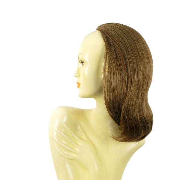 Demi-tête courte 40 cm ref 021 la solution pour ajouter du volume aux cheveux fins châtains